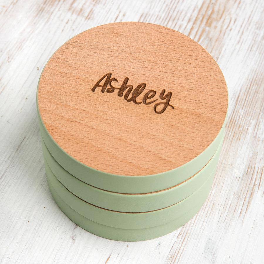 Personalised Family Name Coasters - Dustandthings.com