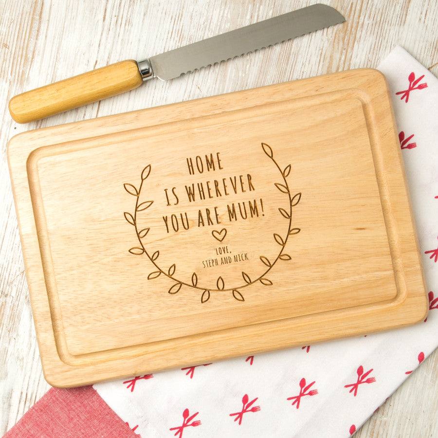 Personalised Mother's Chopping Board - Dustandthings.com