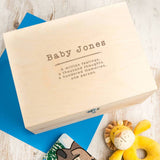 Personalised Baby Keepsake / Memory Box For New Mums - Dustandthings.com