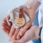 Engraved 'I Love You / More' Keyring Pair For Couples - Dustandthings.com