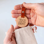 Engraved 'You're My Hero' Wooden Keyring For Dad - Dustandthings.com