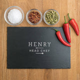 For Him 'Head Chef' Personalised Serving Board - Dustandthings.com