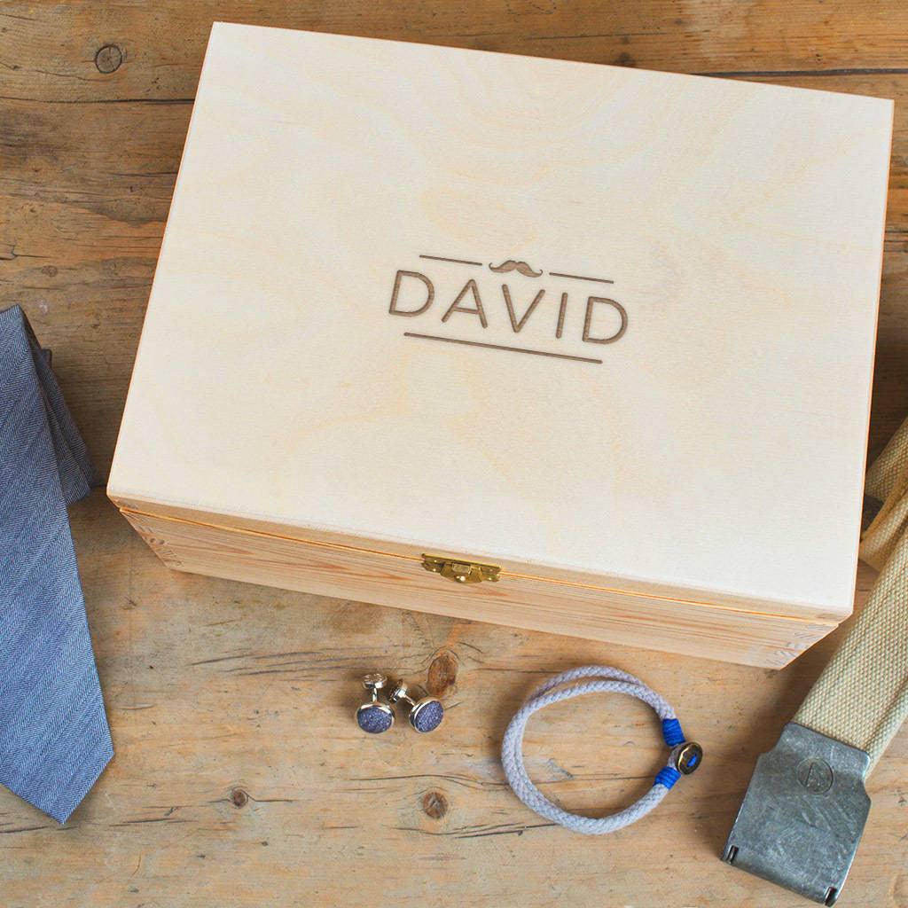 Personalised Men's Grooming And Coin Box - Dustandthings.com