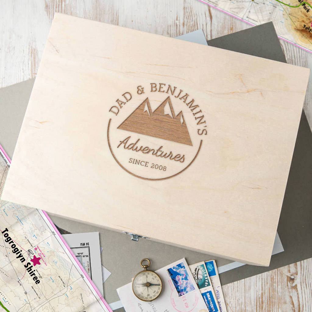 'Adventures Of Dad And..' Keepsake Box - Dustandthings.com