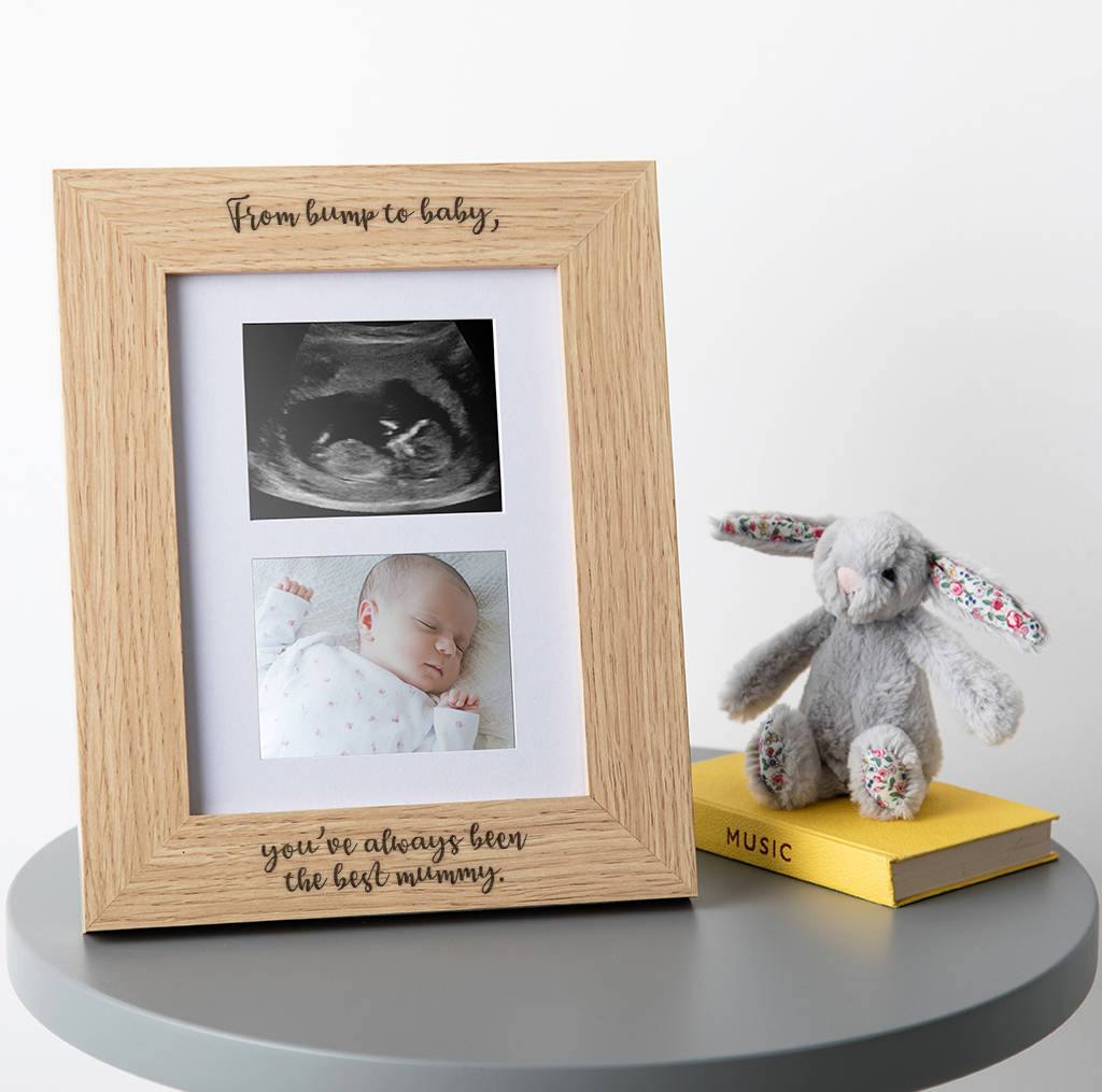 Personalised Baby Scan Photo Frame For New Mum - Dustandthings.com