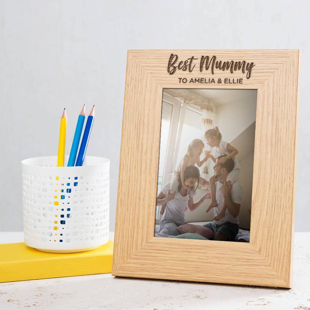 Personalised Best Daddy Photo Frame - Dustandthings.com