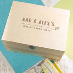 Personalised 'Box Of Adventures' Memory Box - Dustandthings.com