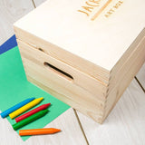 Personalised Children's Art And Craft Box - Dustandthings.com