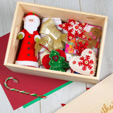 Large Wooden Christmas Eve Box - Twas the Night Before Christmas - Dustandthings.com