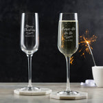 Personalised Christmas Prosecco Glass For Her - Dustandthings.com