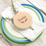 Personalised Christmas Table Setting Coaster - Dustandthings.com
