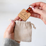 Personalised First Home Wooden Keyring For Couples - Dustandthings.com