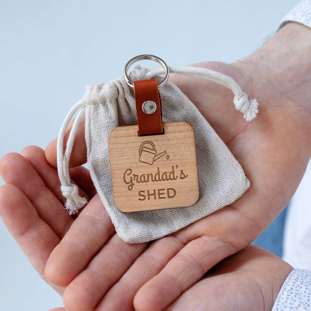 Personalised Garden Shed Keyring For Him - Dustandthings.com