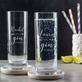 Personalised 'Gin O'clock' Gin Glass For Her - Dustandthings.com