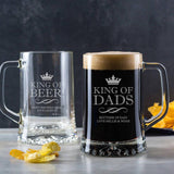 Personalised Tankard Pint Glass For Dad - Dustandthings.com