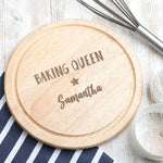 Personalised 'Master Baker' Baking Board - Dustandthings.com