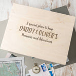 Personalised 'Memories And Adventures' Keepsake Box - Dustandthings.com