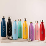 Engraved 'Gym Then Gin' Reusable Water Bottle - Dustandthings.com