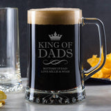 Personalised Tankard Pint Glass For Dad - Dustandthings.com