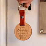 Personalised 'This Daddy Belongs To:' Keyring For Dad - Dustandthings.com
