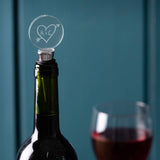 Personalised Wine Bottle Stopper For Couples - Dustandthings.com