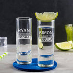 Engraved 'It's Tequila Time' Personalised Shot Glass - Dustandthings.com
