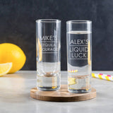 Personalised Shot Glass - Engraved Shot Glass - Dustandthings.com