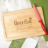 Personalised 'Queen Of Cakes' Baking Board - Dustandthings.com